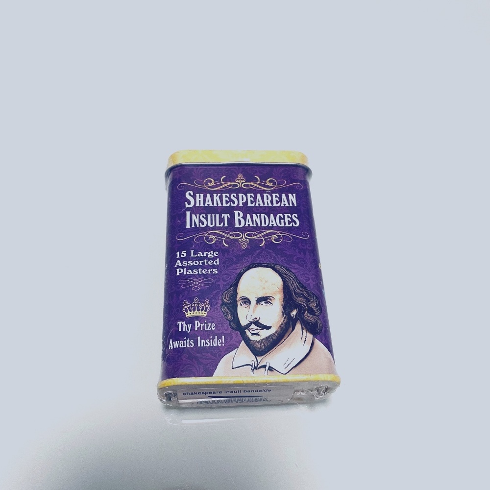 NWT Shakespearean Insult Bandages
